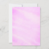 Zeemeermin Meisje Duik in Vijf 5e Verjaardagsfeest Kaart (Achterkant)