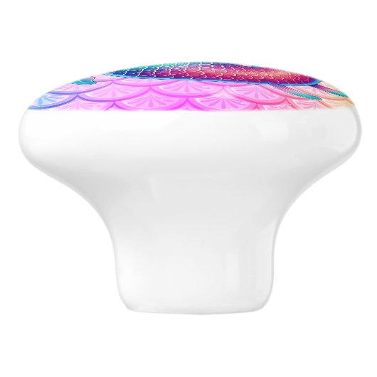 Zeemeermin Meisje Kabinet Knop (Zijkant)