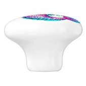 Zeemeermin meisje keramische knop (Zijkant)