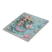 Zeemeermin Meisje Ocean Tegeltje (Zijkant)