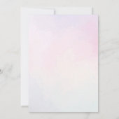 Zeemeermin meisje onder het Zee verjaardagsfeestje Bedankkaart (Achterkant)