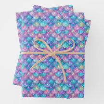 Zeemeermin meisje Verjaardag Paarse Roze