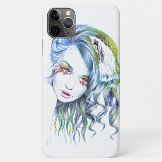 Zeemeermin meisje Water vrouw Surreal Fantasy Port Case-Mate iPhone Case (Achterkant)