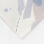 Zeemeermin met blauw haar in een blauwe jurk fleece deken (Hoek)