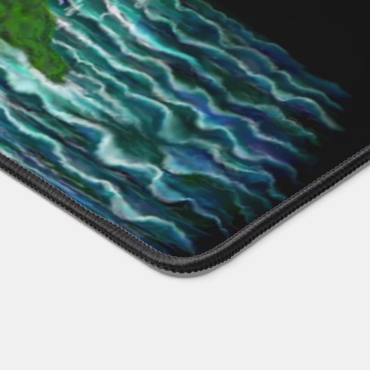 Zeemeermin met dolfijnen bureaumat (Hoek)