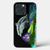 Zeemeermin met dolfijnen Case-Mate iPhone case (Achterkant)