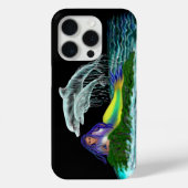 Zeemeermin met dolfijnen Case-Mate iPhone case (Achterkant)