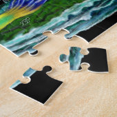 Zeemeermin met Dolfijnen Legpuzzel (Zijkant)