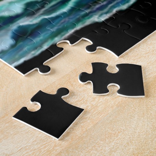 Zeemeermin met dolfijnen legpuzzel (Zijkant)