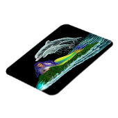 Zeemeermin met dolfijnen magneet (Linkerzijde)