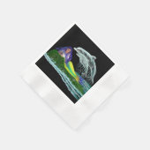 Zeemeermin met dolfijnen servet (Hoek)