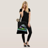 Zeemeermin met dolfijnen tote bag (Op model)
