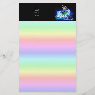 Zeemeermin met Dolphin Briefpapier