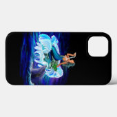 Zeemeermin met Dolphin Case-Mate iPhone Case (Achterkant (horizontaal))