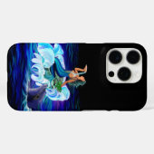 Zeemeermin met Dolphin Case-Mate iPhone Case (Achterkant (horizontaal))
