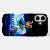 Zeemeermin met Dolphin Case-Mate iPhone Case (Achterkant (horizontaal))