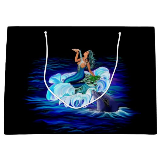 Zeemeermin met Dolphin Groot Cadeauzakje (Voorkant)