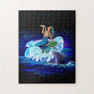 Zeemeermin met Dolphin Legpuzzel
