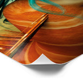 Zeemeermin met Dolphin Perfect Poster (Hoek)