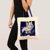 Zeemeermin met Dolphin Small Bag Tote Bag (Voorkant (product))