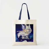 Zeemeermin met Dolphin Small Bag Tote Bag (Voorkant)