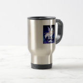 Zeemeermin met Dolphin Travel Mug Reisbeker (Voorkant rechts)