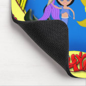 Zeemeermin met Dolphins Mousepad Muismat (Hoek)