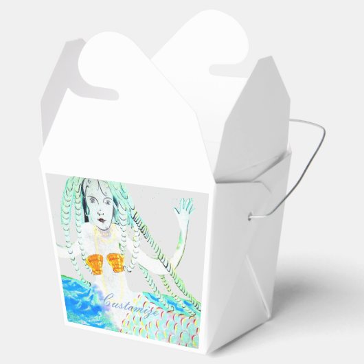 Zeemeermin met Dreadlocks Thunder_Cove Bedankdoosjes (Geopend)