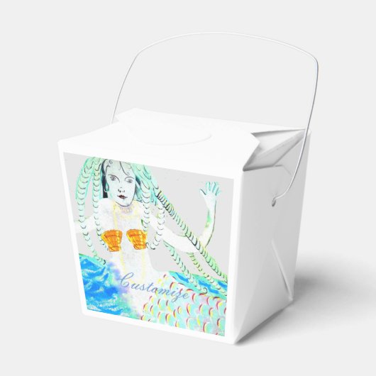 Zeemeermin met Dreadlocks Thunder_Cove Bedankdoosjes (Voorkant Zijde)