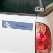 Zeemeermin met Dreadlocks Thunder_Cove Bumpersticker (Op Truck)