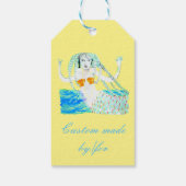 Zeemeermin met Dreadlocks Thunder_Cove Cadeaulabel (Achterkant)