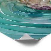 Zeemeermin met een Kroon Poster (Hoek)