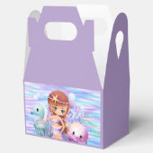 Zeemeermin met een ster in het haar die in de ocea bedankdoosjes (Geopend)