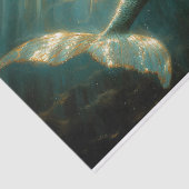 Zeemeermin met een Whale Tail Tissue Paper Tissuepapier (Detail)