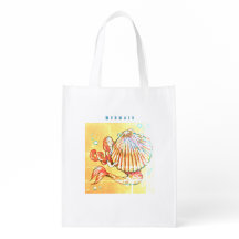 Zeemeermin met een Zee Shell Tekening
