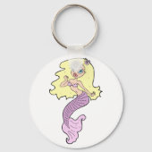 Zeemeermin met geel haar sleutelhanger (Achterkant)