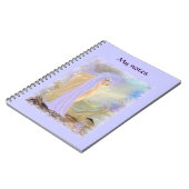 Zeemeermin met Neon Haar Notitieboek (Linkerzijde)