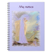 Zeemeermin met Neon Haar Notitieboek (Voorkant)