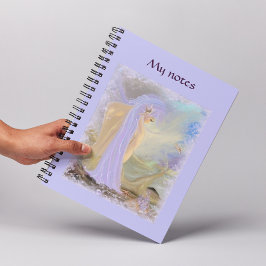 Zeemeermin Met Neon Haar Notitieboek