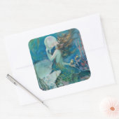  zeemeermin met parel Sticker (Envelop)