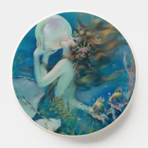 Zeemeermin met Pearl PopSocket