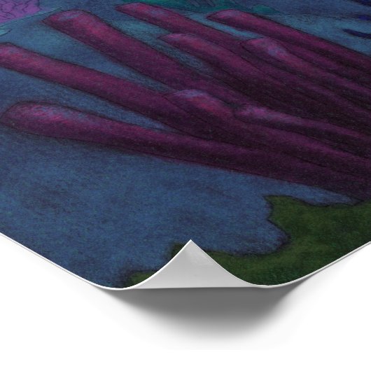 Zeemeermin met Pearl Poster (Hoek)