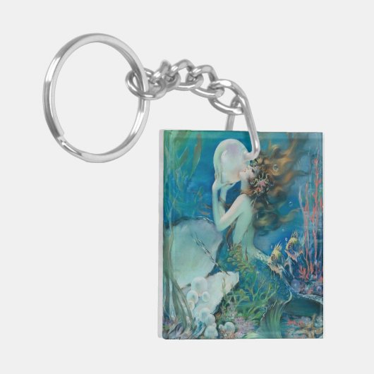  zeemeermin met Pearl Sleutelhanger (Voorkant Links)