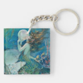  zeemeermin met Pearl Sleutelhanger (Achterkant)