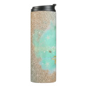 Zeemeermin met schildpadden door Renee Lavoie Thermosbeker (Gedraaid links)