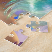 Zeemeermin met Shimmering Hair Legpuzzel (Zijkant)