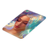 Zeemeermin met Shimmering Hair Magneet (Linkerzijde)