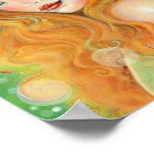 Zeemeermin met tropische viskunst door Renee Lavoi Poster (Hoek)