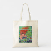 Zeemeermin met tropische viskunst door Renee Lavoi Tote Bag (Achterkant)