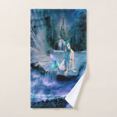 Zeemeermin met turkooishaar bad handdoek (Handdoek)